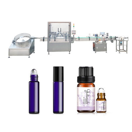 Полуавтоматична машина за пълнене с течност за машина за пълнене с високо вискозитетно бутално парфюмно масло