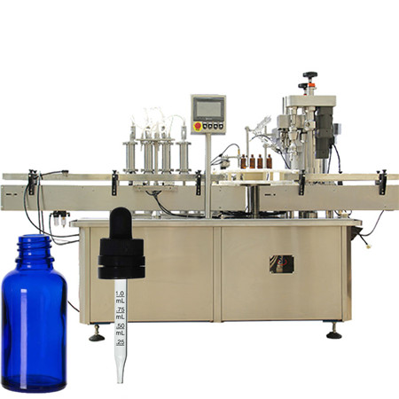 В наличност Автоматична линия за пълнене на бутилка 10-5000ml Автоматичен пълнител с течен бутилка за сок от напитки