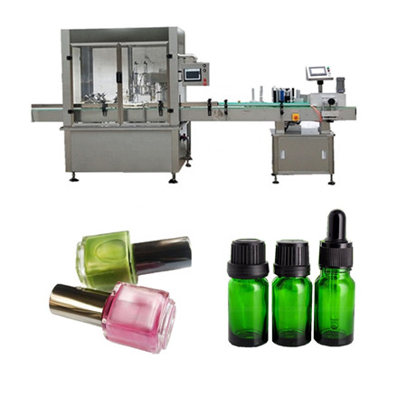 Ротационна автоматична крем-лосион течна козметична машина за пълнене Опаковка Производствена линия
