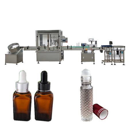 Малка автоматична парфюмна козметична машина за пълнене на стъклени бутилки с етерично масло