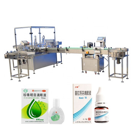 Автоматична машина за пълнене и затваряне на кубилоза/сироп/хранителна течност за устна кухина от Шанхай