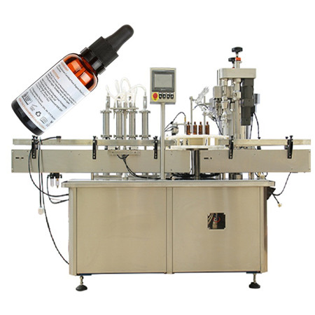 Автоматична машина за пълнене и опаковане на малки течности e-liquid