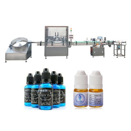 оборудване за пълнене на етерично масло / машина за пълнене с течни цигари / машина за пълнене на сок e-cig